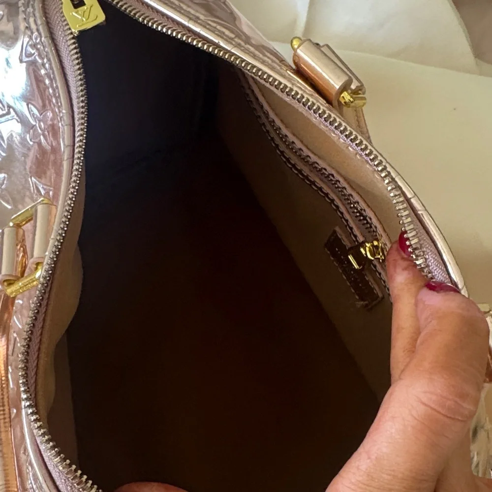 Luxury Metallic Rose Gold luxury Handbag